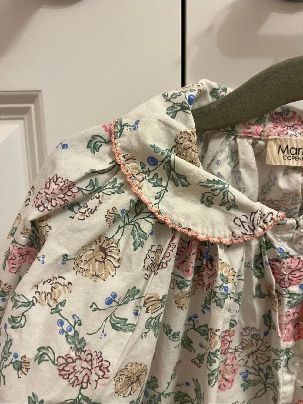 MarMar Copenhagen Dakari Poplin Dress Summer Bloom Size 3Y